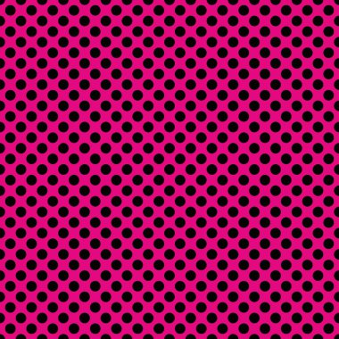 Pembe arka planda siyah benekli döşeme vektör deseni