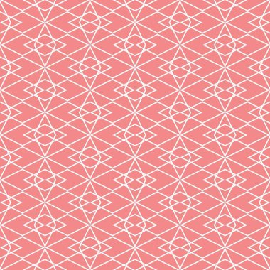 Döşeme vektör deseni veya pembe ve beyaz duvar kağıdı arkaplanı