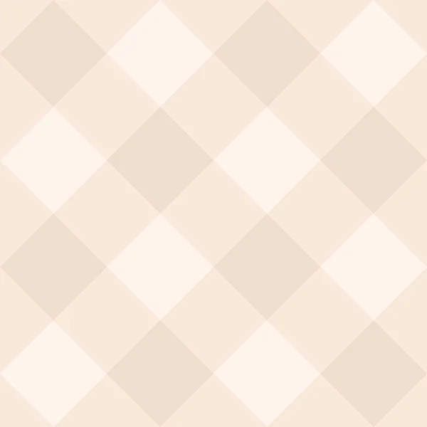 Fond Vectoriel Beige Blanc Sans Couture Motif Carreaux Texture Grille — Image vectorielle