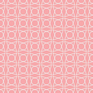 Döşeme vektör deseni veya pembe ve beyaz duvar kağıdı arkaplanı