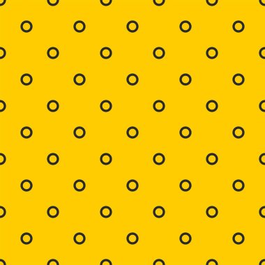 Sarı arkaplanda siyah benekli döşeme vektör deseni