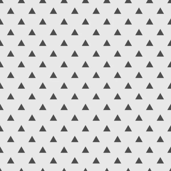 Tile Vector Pattern Black Triangles Grey Background — Stock Vector