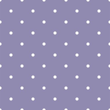 Pastel mor pembe arka plan üzerinde beyaz lekeli vektör desenle döşenir