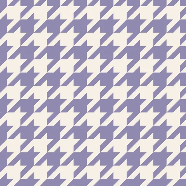 Houndstooth Folytonos Lila Vektoros Mintázat Hagyományos Skót Kockás Szövet Színes — Stock Vector