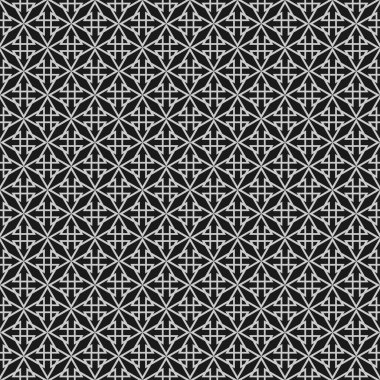 Kusursuz dekorasyon duvar kağıdı için siyah ve gri arkaplanı olan döşeme vektör deseni 