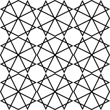 Tertemiz duvar kağıdı dekorasyonu için siyah ve beyaz vektör deseni ya da grafik çizgisi arkaplanı