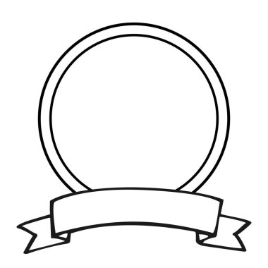 Beyaz arkaplanda izole edilmiş boş siyah ve beyaz vektör fotoğraf çerçevesi