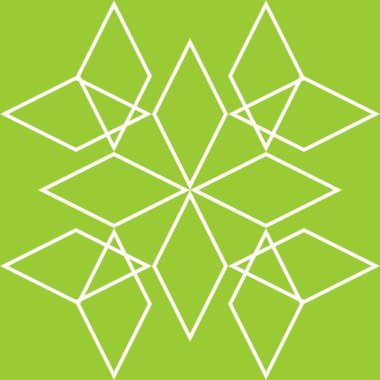 Döşeme çizgisi vektör deseni veya yeşil ve beyaz duvar kağıdı arkaplanı