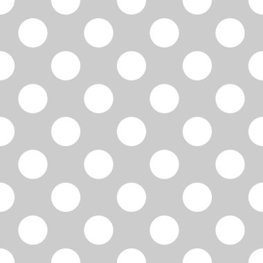 Pırıl pırıl beyaz ve gri vektör deseni ya da büyük benekli fayans arkaplanı