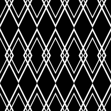 Siyah ve beyaz döşeme arkaplanı veya vektör deseni