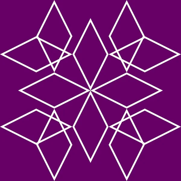 タイルラインベクトルパターンまたは濃い紫と白の壁紙の背景 — ストックベクタ