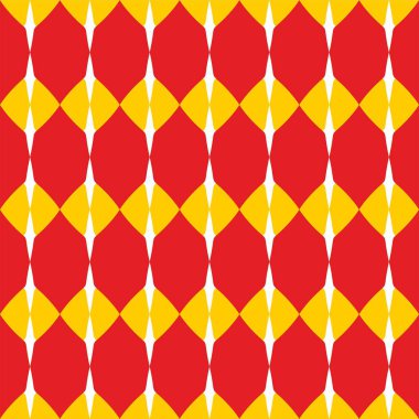Döşeme kırmızı, sarı ve beyaz vektör deseni veya web sayfası arkaplanı