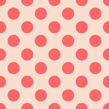 Pastel arka planda pembe benekli döşeme vektör deseni