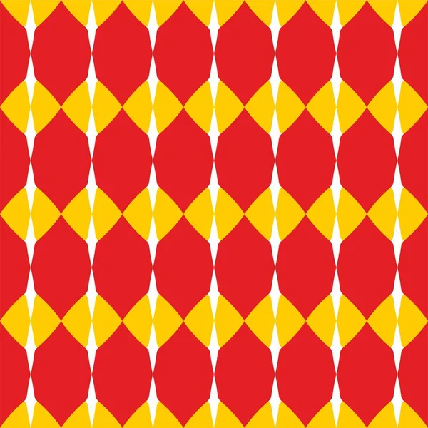 Carrelage Motif Vectoriel Rouge Jaune Blanc Fond Site Web — Image vectorielle