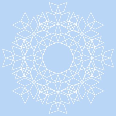 Döşeme çizgisi vektör deseni veya mavi ve beyaz duvar kağıdı arkaplanı