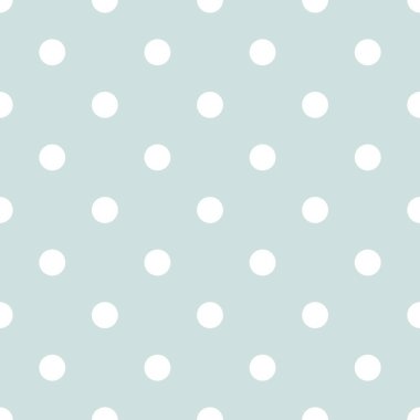 Nane yeşili arkaplanda beyaz benekli döşeme vektör deseni