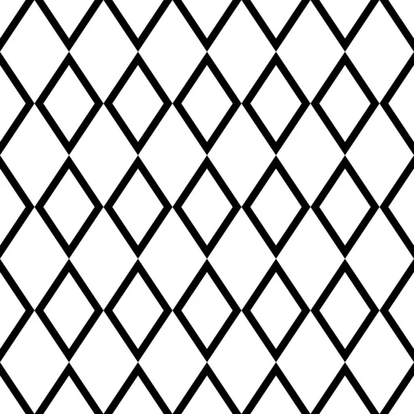 Fliese Schwarz Weiß Vektormuster Oder Grafische Linie Hintergrund Für Nahtlose — Stockvektor