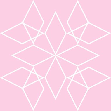 Kusursuz dekorasyon duvar kağıdı için pembe ve beyaz karo vektör deseni