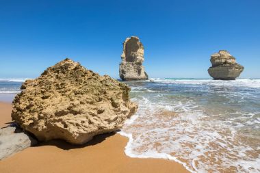 GOG ve Magog, Gibson adımları, Great Ocean Road, Port Campbell Victoria, Avustralya.