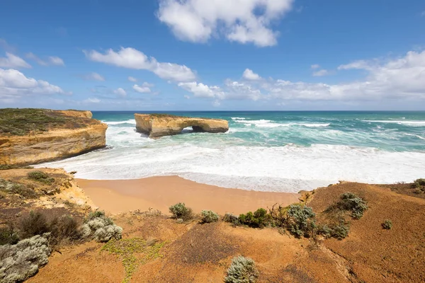 London Arch, Great Ocean Road, Port Campbell in Victoria, Australia. — Stock Photo, Image