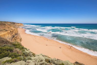 Gibson adımları beach, Great Ocean Road, Port Campbell Victoria, Avustralya.