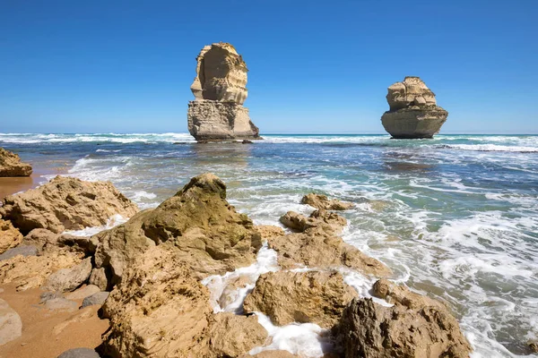 Gog and Magog, Gibson Steps, Great Ocean Road, Port Campbell in Victoria, Australia. — Stock Photo, Image