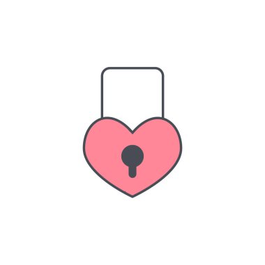 Basit illüstrasyon çift gözlük simgesi düz dizayn pembe renk