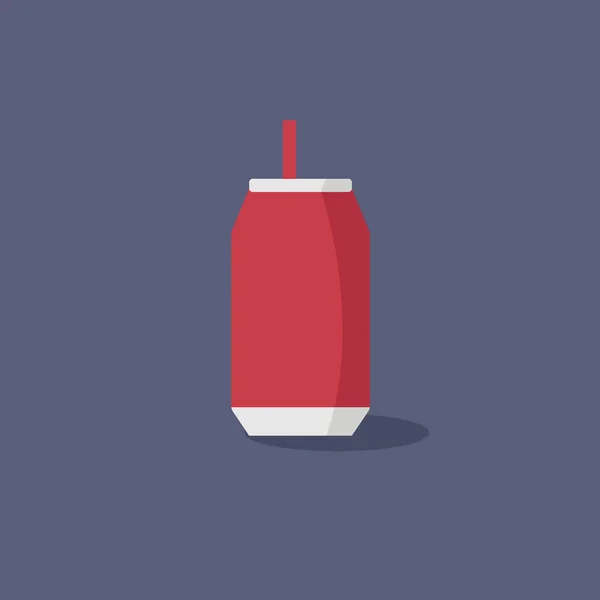 Векторная иллюстрация иконка напитка плоская конструкция — стоковый вектор