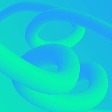 Soyut akışkan 3 Boyutlu, gradyan renkli modern tasarım