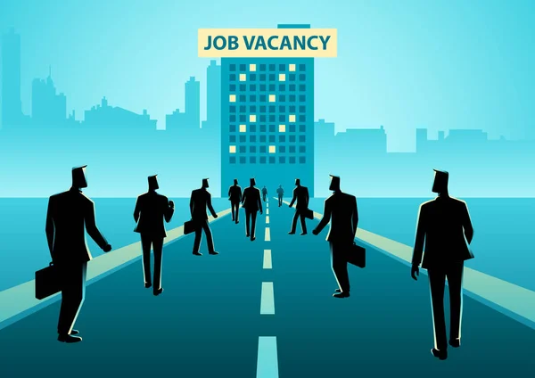 Concetto di business illustrazione per posti di lavoro vacanti — Vettoriale Stock