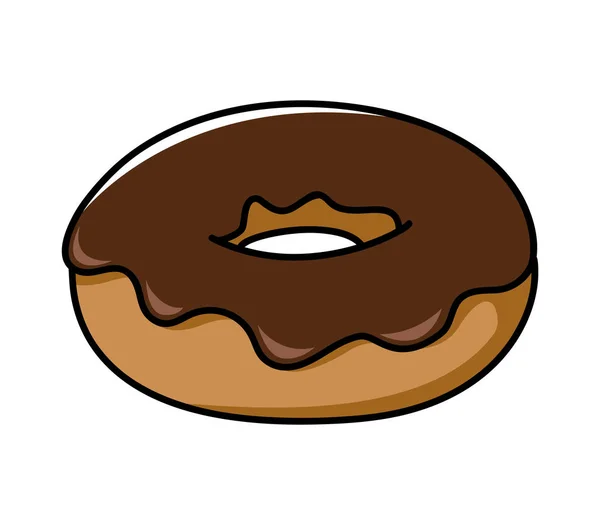 Donuts isoliert auf weiß — Stockvektor