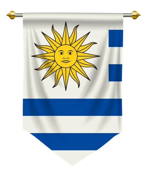 Пеннант, Уругвай — стоковый вектор