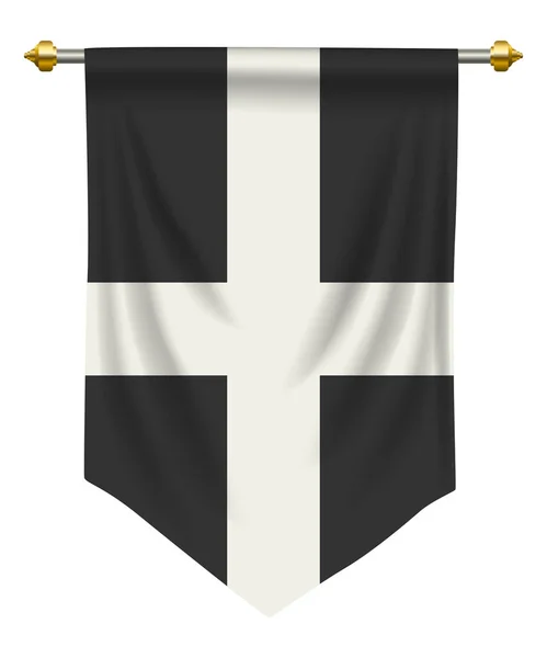 Cornwall Pennant — Stockový vektor