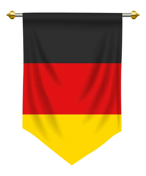 Németország Pennant — Stock Vector
