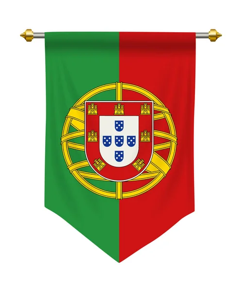 Portugal Pennant — Stockvector