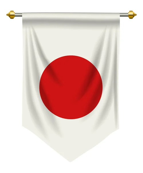 Japan Pennant — Stockvector