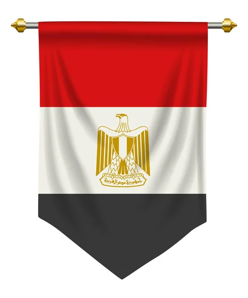 Egypt Pennant — Stock Vector