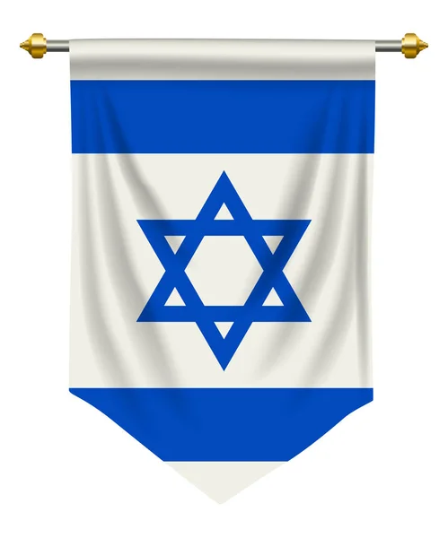 Bandera de Israel — Vector de stock