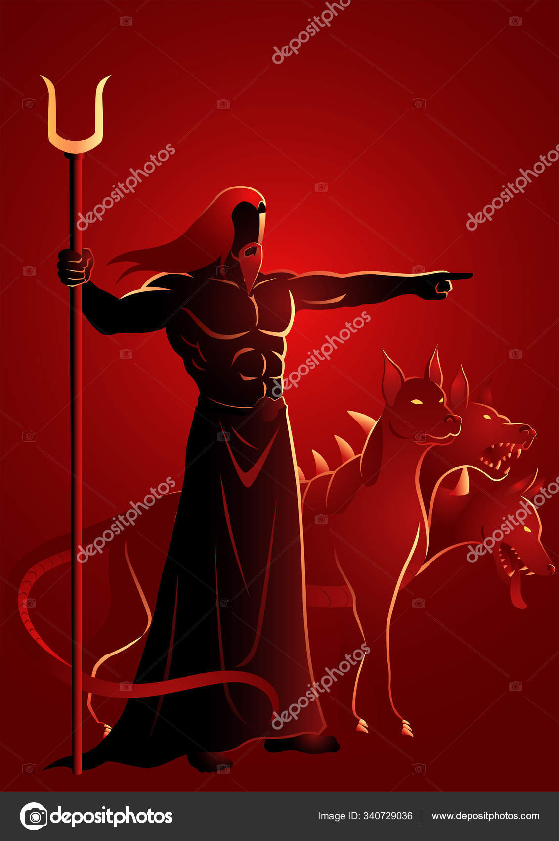 Vettoriale stockDei greci e dea Ade di ©rudall30 #340729036, image size:1131x1700