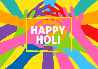 Holi Festivali bir renk festivali