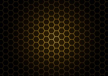 Vektör illüstrasyonu siyah bal peteği soyut arkaplan