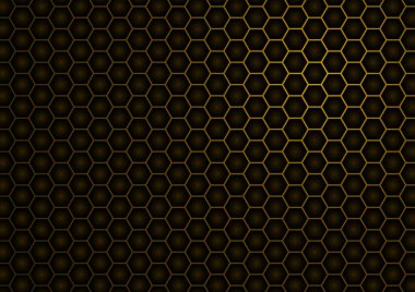 Vektör illüstrasyonu siyah bal peteği soyut arkaplan