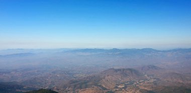 Güzel bakış Tayland, panoramik Kew Mae tava doğa iz Doi Inthanon, Chaingmai, görünmeyen