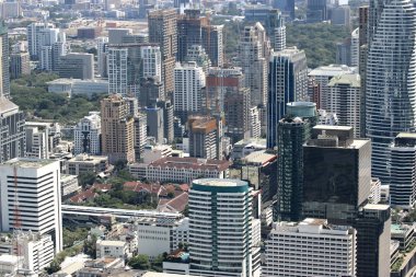 Bangkok modern şehir Bina Cityscape