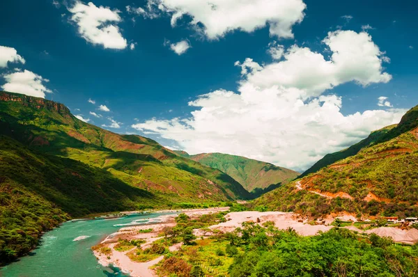 Gorge dans le parc national de Chcamocha en Colombie — Photo