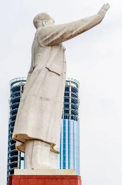 Mao Zedong socha v Chengdu - Čína — Stock fotografie