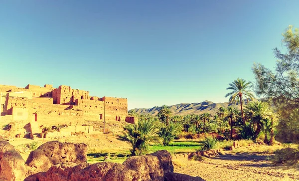 Kasbah des Caids по Tamnougalt в Марокко — стокове фото