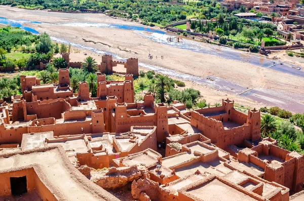 Vista sobre Aid Ben Haddou en Marruecos — Foto de Stock