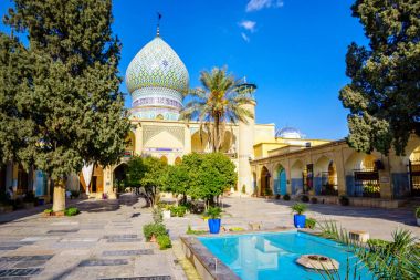 Ali Ibn Hamzeh Holly Shrine in Shiraz, Iran clipart