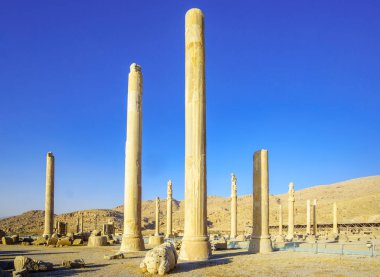 İran'ın Şiraz tarafından Persepolis kalıntıları